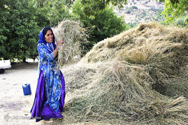 زندگی روستایی یک زن بختیاری
