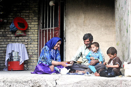 زندگی روستایی یک زن بختیاری
