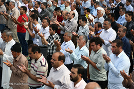 اقامه نماز عید سعید فطر در حرم حضرت عبدالعظیم الحسنی (ع)
