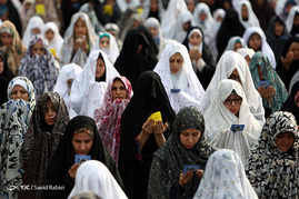 اقامه نماز عید سعید فطر در حرم حضرت عبدالعظیم الحسنی (ع)