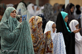 اقامه نماز عید سعید فطر در حرم حضرت عبدالعظیم الحسنی (ع)