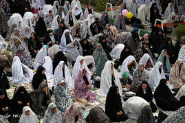 اقامه نماز عید سعید فطر در حرم حضرت عبدالعظیم الحسنی (ع)