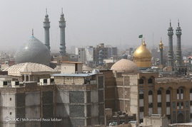 ورود ریز گردها به قم
