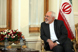دیدار رییس مجلس اعلای عراق با محمدجواد ظریف