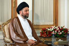 دیدار رییس مجلس اعلای عراق با محمدجواد ظریف
