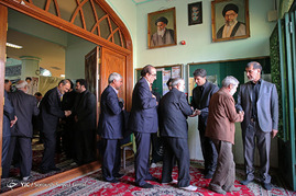 مراسم ختم مادر همسر  مهندس باهنر