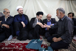 مراسم ختم مادر همسر  مهندس باهنر