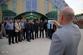 مراسم ختم مادر همسر  مهندس باهنر