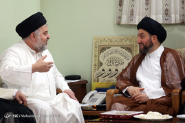 دیدار سید عمارحکیم با مراجع و علما قم
