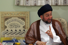 دیدار سید عمارحکیم با مراجع و علما قم

