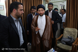 دیدار سید عمارحکیم با مراجع و علما قم
