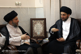 دیدار سید عمارحکیم با مراجع و علما قم

