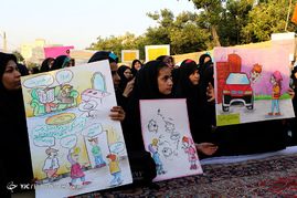 تجمع مدافعان عفاف و حجاب و حریم خانواده در شیراز