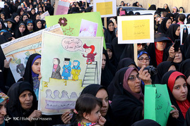 تجمع مدافعان عفاف و حجاب و حریم خانواده در شیراز
