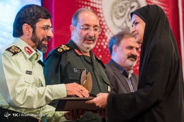 سردار محسن فتحی زاده جانشین معاونت هماهنگ‌ کننده نیروی انتظامی و سردار سرتیپ پاسدار سید مسعود جزایری معاون ستاد کل نیروهای مسلح