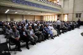 مراسم ترحیم همسر محسن آرمین