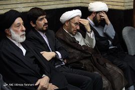 مراسم ترحیم همسر محسن آرمین