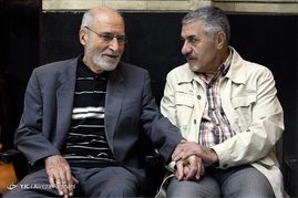 مراسم ترحیم همسر محسن آرمین