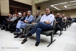 مراسم ترحیم همسر محسن آرمین