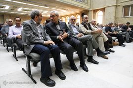 مراسم ترحیم همسر محسن آرمین