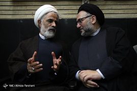 مراسم ترحیم همسر محسن آرمین
