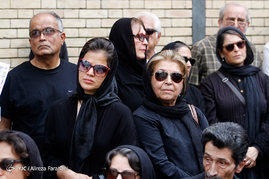 مراسم تشییع پیکر جمشید ارجمند