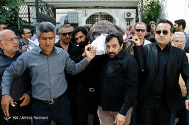 مراسم تشییع پیکر جمشید ارجمند