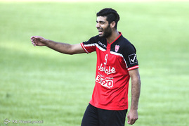حضور طارمی در تمرین تیم پرسپولیس

