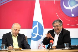 دکتر جعفر بای و دکتر حمید قبادی، در نشست تخصصی آسیب شناسی مد ولباس