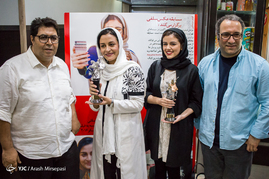 رضا میرکریمی تهیه کننده و کارگردان و ماهور الوند بازیگر و مریلا زارعی بازیگر و فرهاد اصلانی بازیگر