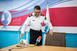 سردار سید تیمور حسینی رئیس پلیس راهنمایی و رانندگی تهران بزرگ