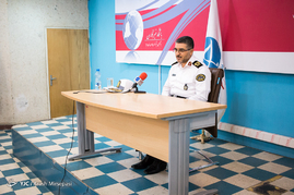 سردار سید تیمور حسینی رئیس پلیس راهنمایی و رانندگی تهران بزرگ
