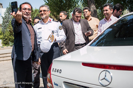حضور سردار سید تیمور حسینی در باشگاه خبرنگاران جوان