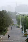 شرایط نامساعد در قم بر اثر تداوم حضور ریزگردها
