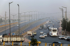شرایط نامساعد در قم بر اثر تداوم حضور ریزگردها