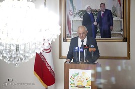 کنفرانس خبری سفیر تاجیکستان در خصوص همایش بین‌المللی تامین دسترسی همگانی به آب و بهداشت