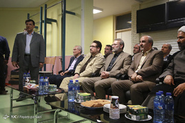 بازدید رئیس مجلس از تمرین تیم‌ وزنه برداری اعزامی به المپیک ریو
