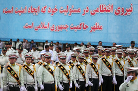 تشییع پیکر سه شهید دفاع مقدس نیروی انتظامی 