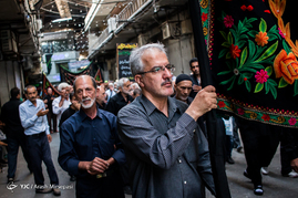 عزاداری شهادت امام جعفر صادق(ع) در بازار تهران