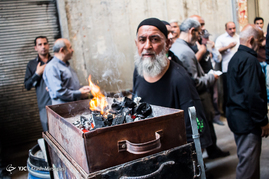 عزاداری شهادت امام جعفر صادق(ع) در بازار تهران