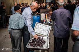 عزاداری شهادت امام جعفر صادق(ع) در بازار تهران
