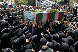 تشییع پیکر 5 شهید گمنام دوران دفاع مقدس - تبریز‎
