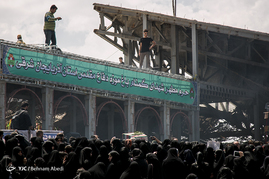 تشییع پیکر 5 شهید گمنام دوران دفاع مقدس - تبریز‎
