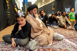 دسته عزاداری شهادت امام صادق(ع) در قم‎
