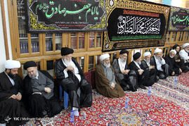 مراسم روضه شهادت امام صادق(ع) در مهدویه مشهد 