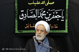 مراسم روضه شهادت امام صادق(ع) در مهدویه مشهد 