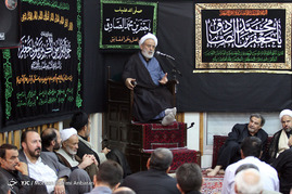 مراسم روضه شهادت امام صادق(ع) در مهدویه مشهد 