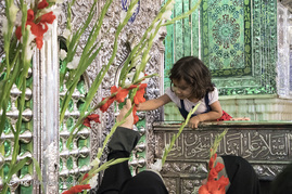 گلباران حرم مطهر شاهچراغ(ع) به مناسبت آغاز دهه کرامت