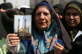 گلباران حرم حضرت معصومه(س) در سالروز میلاد آن حضرت‎
