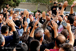 مراسم تشییع شهید مدافع حرم در شیراز‎
